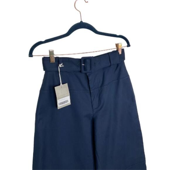 EVERLANE The Structured Cotton Belted Pant NWT - Picture 5 of 10